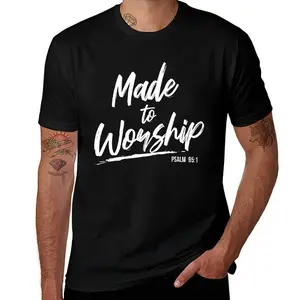 100% Cotton Christian Worship Leader Faith & Praise Psalm Verse Gift T-Shirt