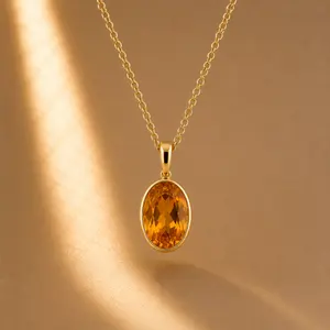 Lunéa Citrine Pendant