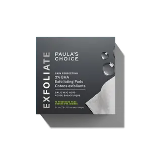 SKIN PERFECTING 2% BHA Exfoliating Toner Pads