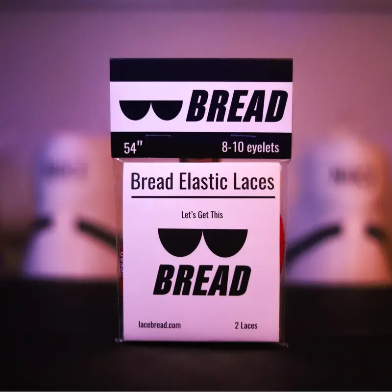 Bread No-Tie Elastic Shoelaces – Slip-On Magic for Sneakers & Running Shoes 0