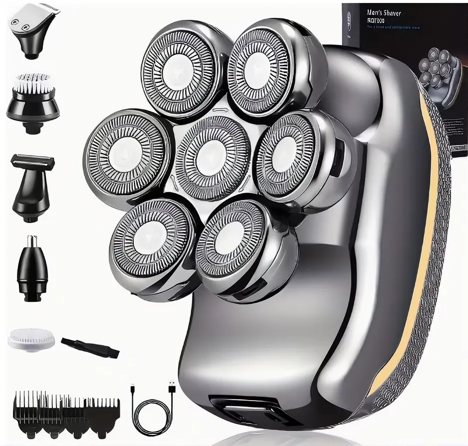Men's Complete Shaving Kit with German Blades for a Smooth Shave, Anti-Slip Razor for Daily Wet/Dry Grooming Set