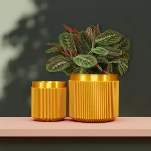 Cadence Planter with Drainage and Drip Tray