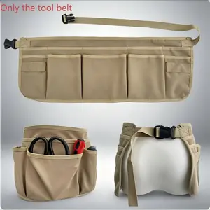 10 Pocket Tool Belt with 2 Hammer Hooks, Waterproof Oxford Fabric Adjustable Waist Apron, Durable Multi-Functional Work Storage Bag, Waterproof Tool Organizer