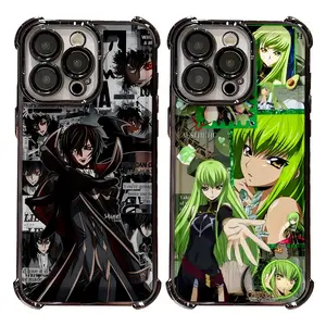 Code Geass Lelouch C.C Artistic Exclusive Phone Cases For iPhone 17 16 15 14 13 12 11 Promax Pro Air Plus Shockproof Cover Casing Protection Best Gifts For Valentine Christmas Birthday Halloween