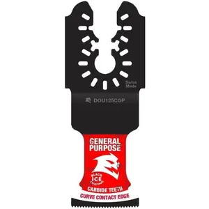 AMPED Demo Demon  Fit Carbide Oscillating  for General Purpose Cuts - 1-1/4"  Width, 1-1/2"  Depth - DOU125CGP