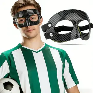 Anti-collation sports face protection, breathable mask protective equipment, adjustable shoulder strap, breathable PVC material, suitable for basketball, football training, can protect the fracture of the nose, commonality, breathable faceRAIMENTRY