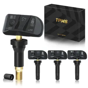 PUMBOAT TPMS GM 433Mhz Pre-Programmed Compatible withChevrolet Silverado(22-24)|Silverado 1500(2022-2024)|Suburban(21-23)|Tahoe(21-23)GMC Yunkon (21-23)/OE#13533166(Set of 4) Tire Sensor