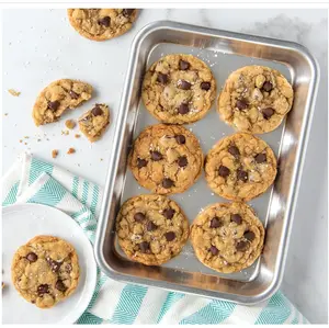 Ware 1/8 Sheet Pan, 1-Pack, made of pure aluminum Bake Baked Kitchen Tin