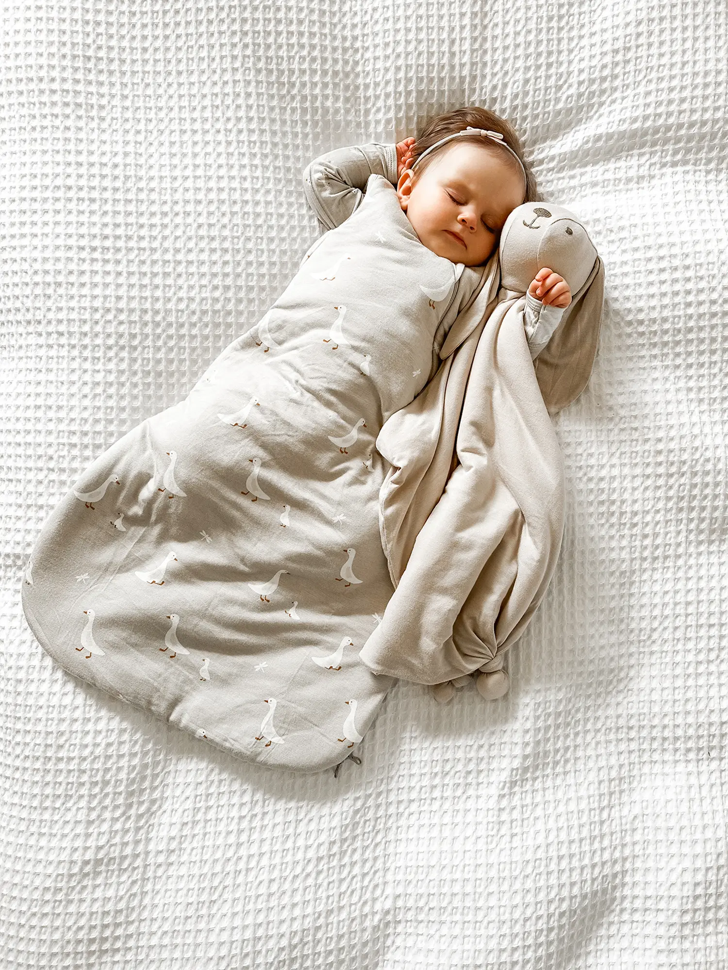 günamüna® Baby Bamboo Rayon with DIAPER-ZiPPER Transitional Swaddle 1.0 TOG