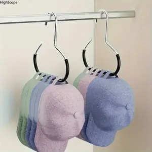 No Drill Baseball Cap Organizer - 2/4Pcs Hat Hanger Hooks, Maximize Closet Space Instantly