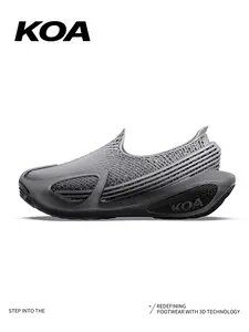 KOA 3D Printed Sneakers – Futurism for Trendy Street Style & Urban Commuting,Fashionable Casual Less-Than-Ankle Height, All Season Wear, TPU Material Comfort,Cut-Out Design Shoe for Men & Women