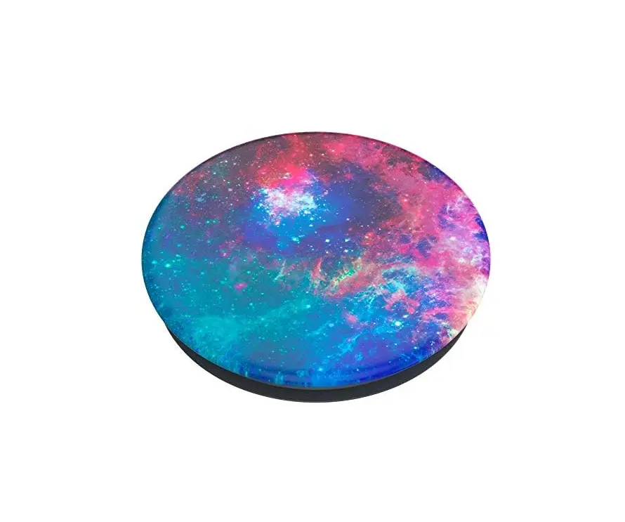 PopSockets: PopGrip Basic - Expanding Stand and Grip for Smartphones and Tablets [Top Not Swappable] - Nebula Ocean