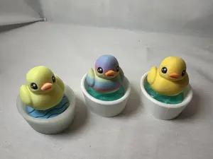 3D Printed Ducky in a Bathtub Clicker Figurine