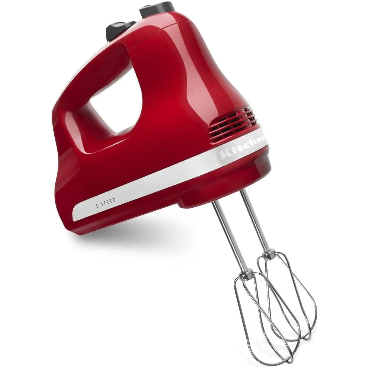 KitchenAid 5 Ultra Power Speed Hand Mixer, KHM512, Empire Red