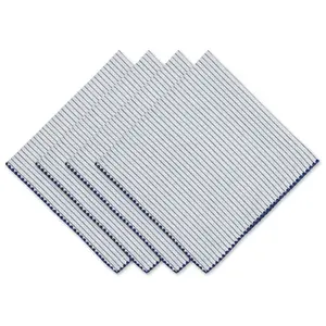 Design Imports Set of 4 Chef Micro Stripe Napkins Design Imports Set of 4 Chef Micro Stripe Napkins