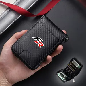 PU Leather Car Driving Documents ID Card Holder, Purse Wallet Case for Seat Ibiza Leon 300 Ateca Exeo Tarraco Altea, Auto Accessories, Car Key Accessory, Car Key Bag