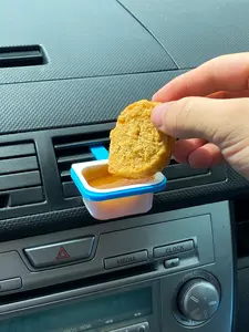 3D Printed Car Cup Holder Dip Clip | Smokeless Holder for Truck, Auto Interior Accessory, Portable Dip Can Mount