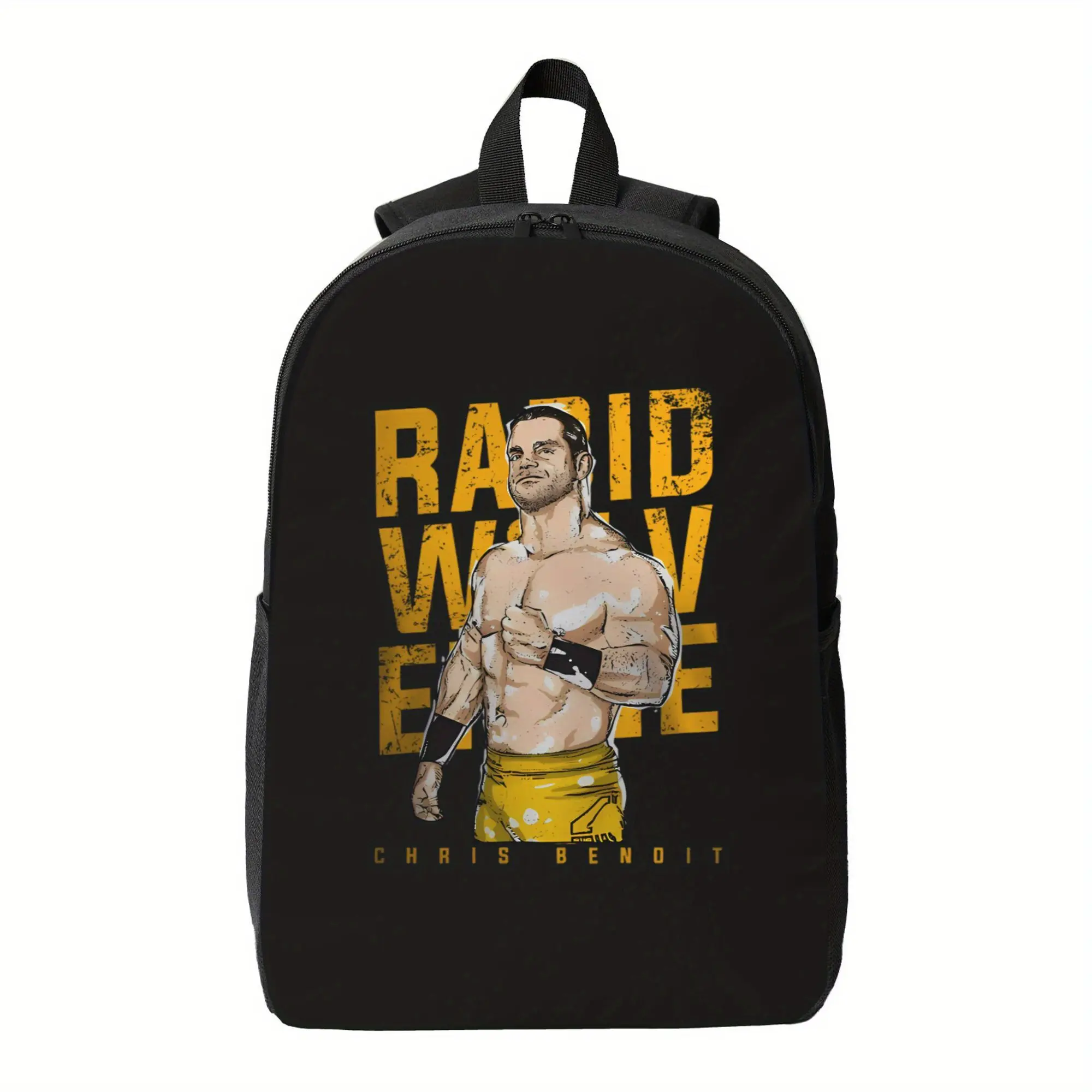 Rabid Wolverine Backpack - Bold Comic Design School Bag with Zipper Closure, Black & Yellow Graphics - Durable Backpack for Fans, Teens, College Students - Ideal Gift for Wolverine enthusiasts, Daily Carry, Eyecatching Print, Reliable Closure, Student Ess