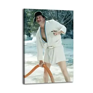 OneChristmas Holiday Movie Poster, Funny Bathroom Print, Eddie's Cousin Retro Poster Canvas Painting Creative Poster Decorative Posters,Stylish and Creative Wall Decorations, Suitable for Bedrooms, Offices, Apartments, Dormitories, Etc,Art Prints. crystal