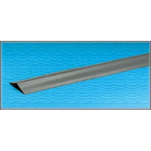 212 MAIN Wiremold 15 Gray Corduct On-Floor Cord Protector, Home Cable Cord Cover with Flat Fit for Floor Protection