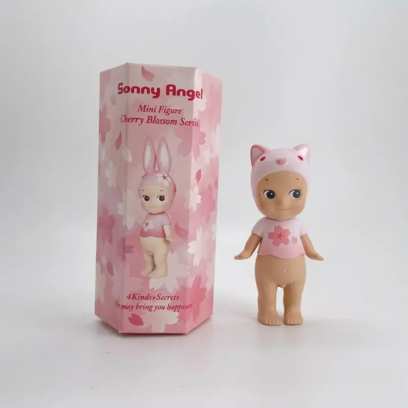 Sonny Angel Blind Box Gift, Cherry Blossom V1 V2 V3 V4 Sakura Series Collectible Mini Figure Toy