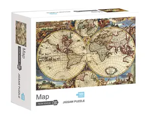 Map 1000 Piece Jigsaw Puzzle