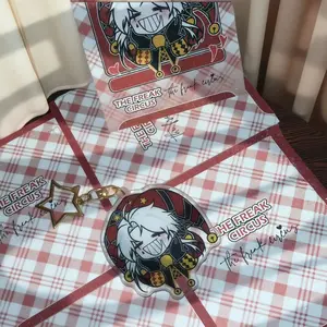 Pre-order Pierrot Freak Circus Pierrot keychain Creepy Cute Alt Circuscore Collectible | Gothic Kawaii