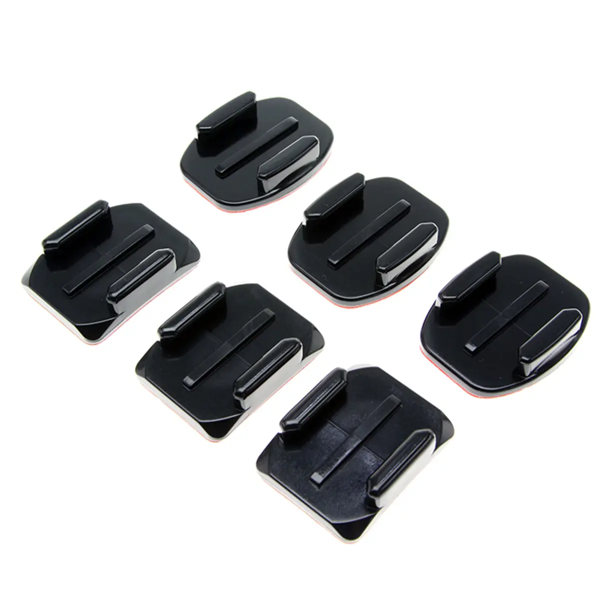 GoPro Curved & Flat Waterproof Adhesive Mounts - Compatible with HERO, MAX Action Cameras, Set of 3, Water Proof
