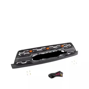 2002-2005  4Runner Front Bumper Grill  Style Black Grille With Led +letters