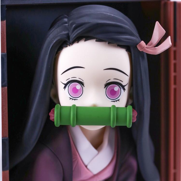 <Demon Slayer: Kimetsu no Yaiba> Nezuko Popcorn Bucket Practical Snack Container Can Hold Popcorn Candy Suitable for Outdoors and Movie Theaters