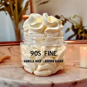 Vanilla Bean, Steamed Milk, and Brown Sugar Body Butter Cream - Hydrating and Nourishing - Sustainable Ingredients - Lotions  Moisturizing