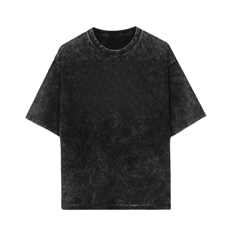 [Soft 100% Cotton] Shizuku Hunter X Hunter Anime Double Printed Vintage Washed Tee Unisex Oversize Heavyweight Cotton T-shirt for Anime Fans and Lovers