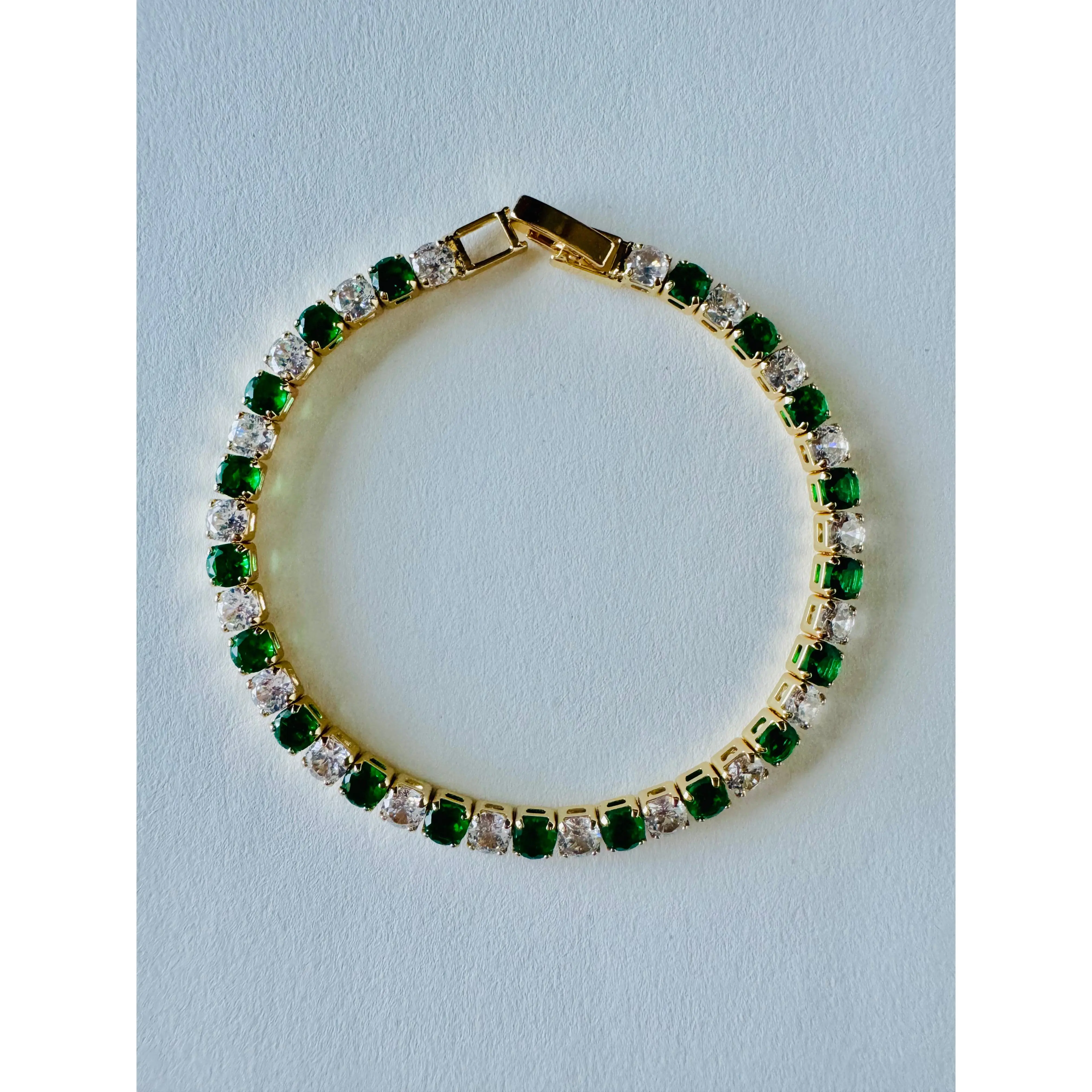 Clover Dotted Tennis Bracelet