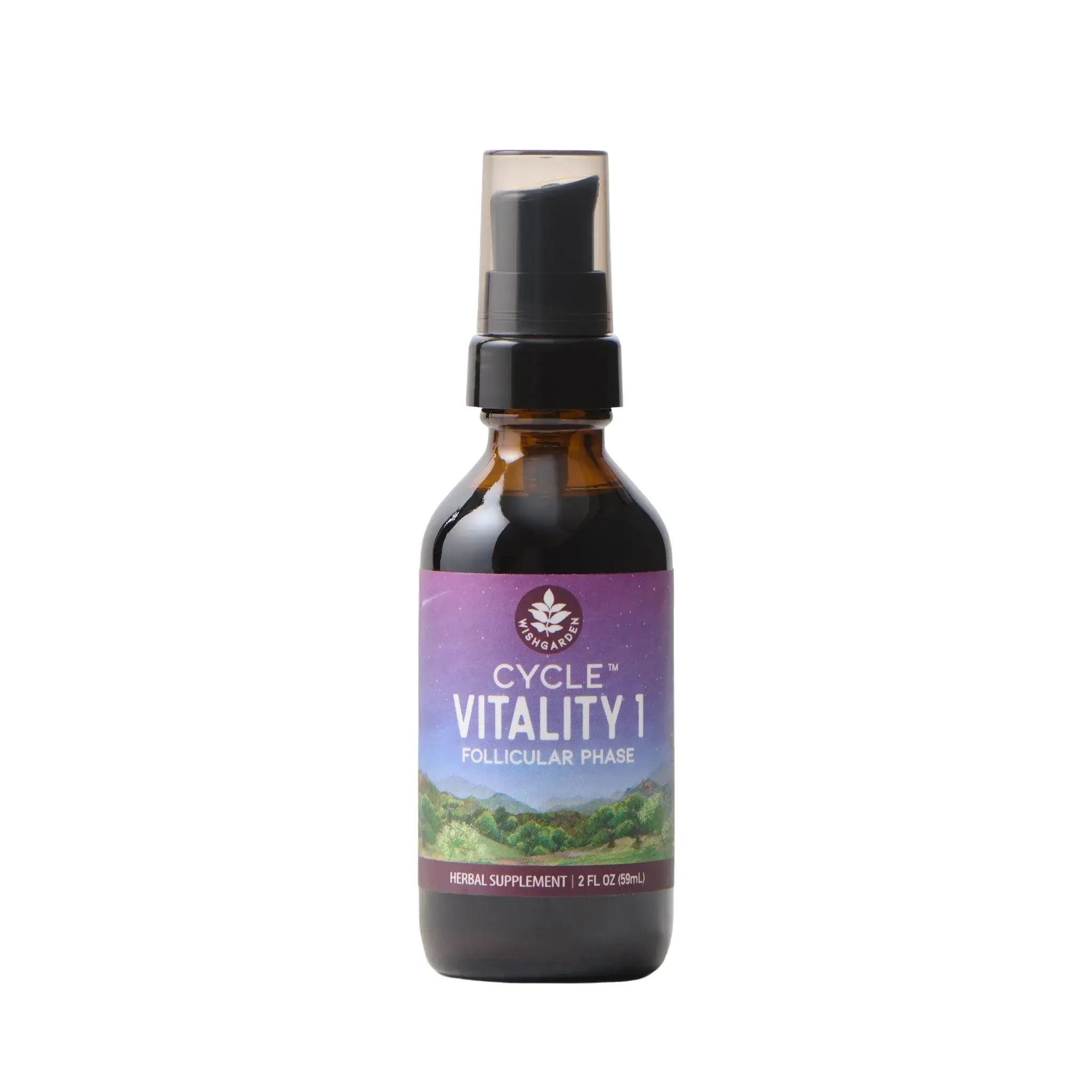 WishGarden Cycle Vitality 1 Dietary Supplement - Natural Herbal Support for the Follicular Phase, Estrogen Balance Aid