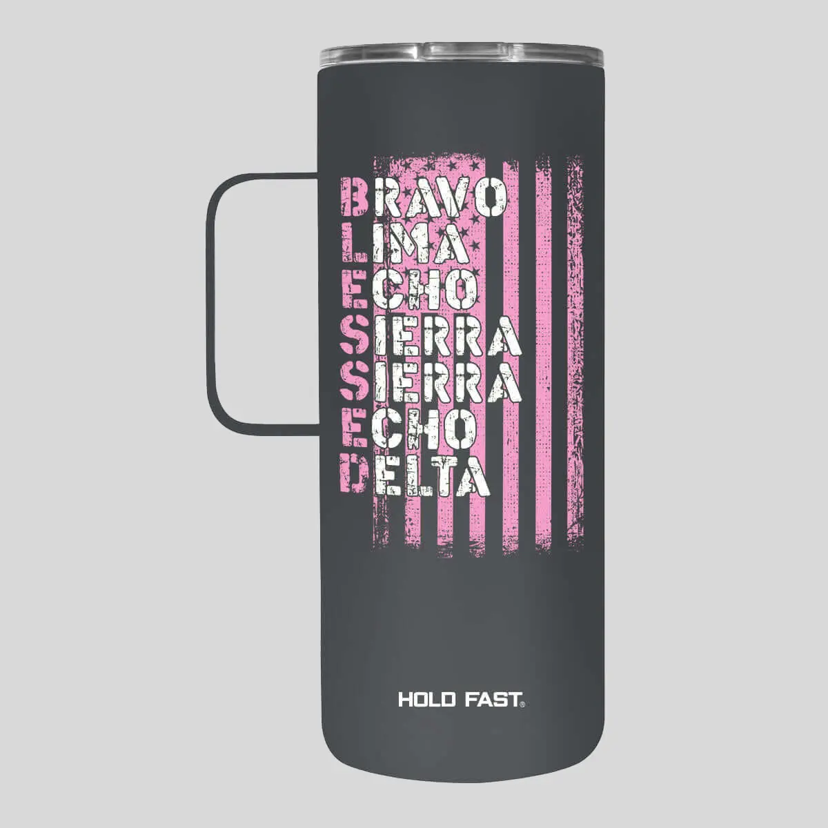 Kerusso Blessed 22 oz (500-1,000 ml) Stainless Steel Military Tumbler Mug - Secure Leak-Proof Lid, Hand Wash Only Kitchenware Drinkware Vacuum Flask for Adults