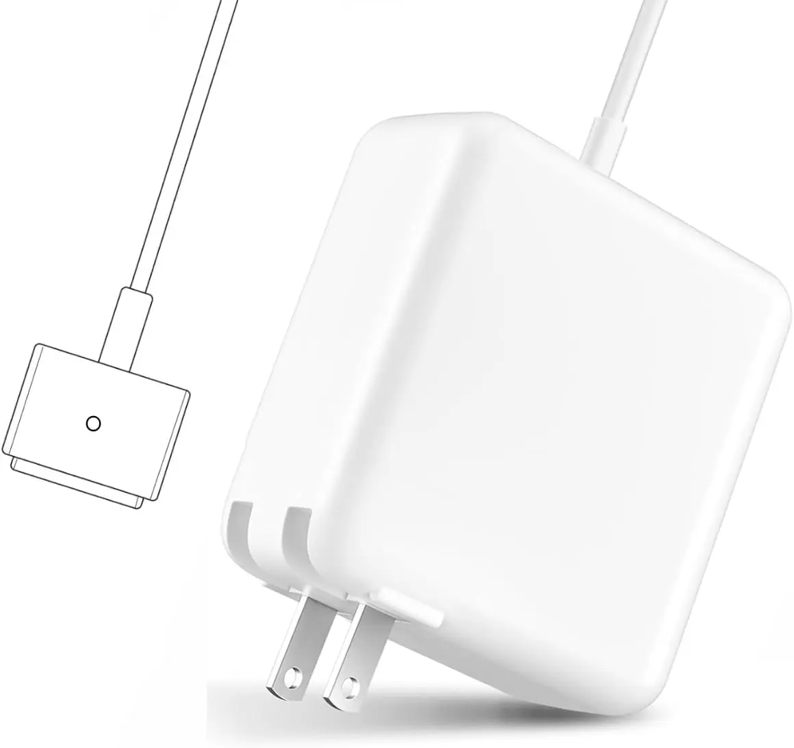 MacBook Air Charger 45W T-Tip Replacement AC Power Supply Laptop Chargers & Adapters, Compatible with 11in & 13in MacBook Air (2012-2017, Not for 2018-2026)