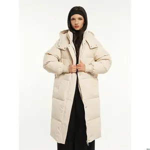 Ladies Waterproof Hooded Coat Winter Women Puffer Long Jacket For Ultra Soft And Windproof Warm