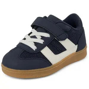 The Children's Place Toddler Boys Colorblock Low Top Sneakers Blue TODDLER 11