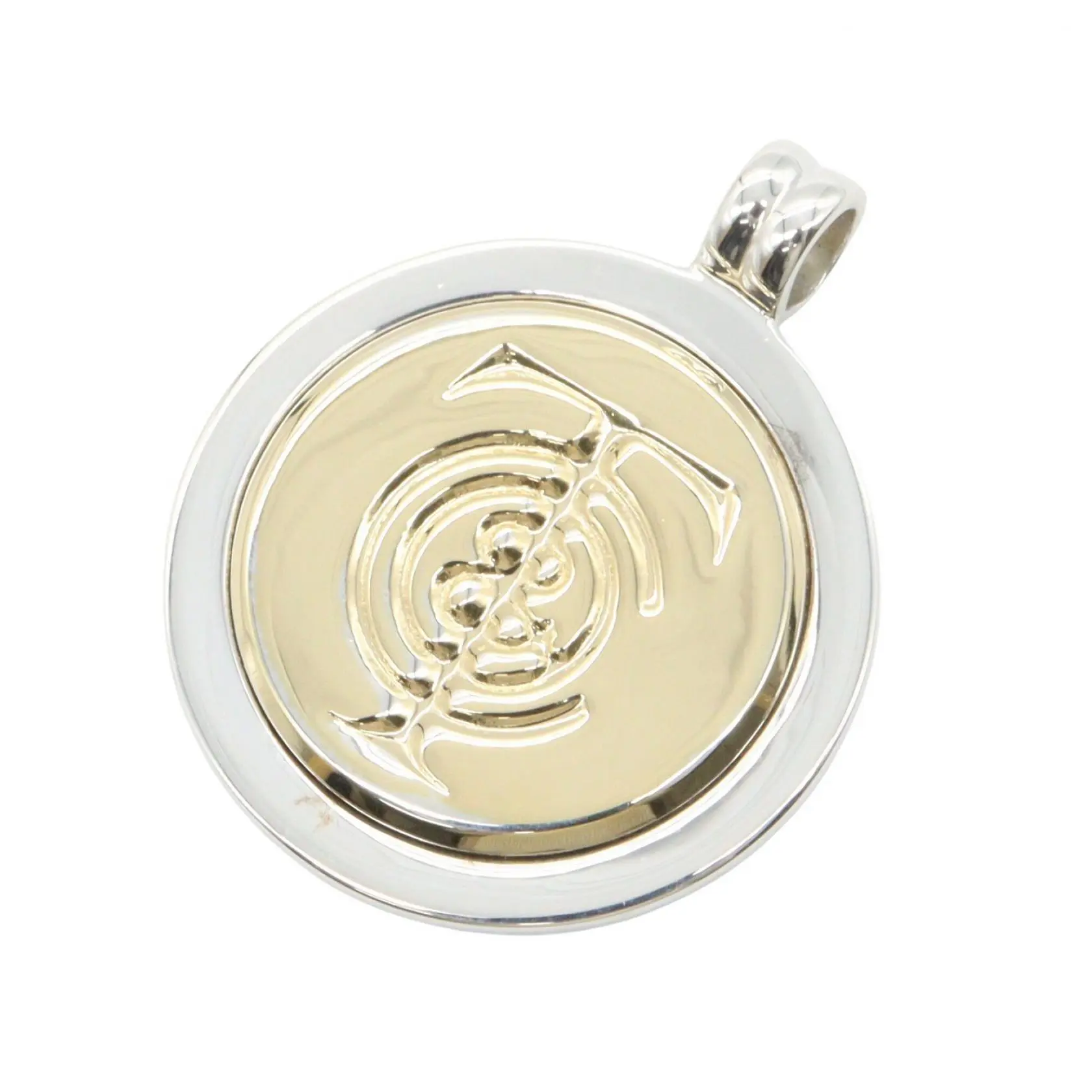 Pre-owned Tiffany & Co. Sterling Silver 925 (Ag925) Small Leather Goods Tiffany＆Co. Au750 Silver925 Pendant