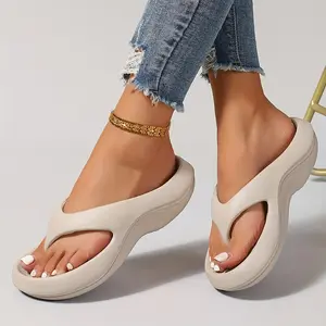 Ladies' Comfortable EVA Slippers - Lightweight And Soft-soled Beach Slippers with Arch Support, Suitable for All Seasons, Indoors, Outdoors And On The Beach, Women Shoes