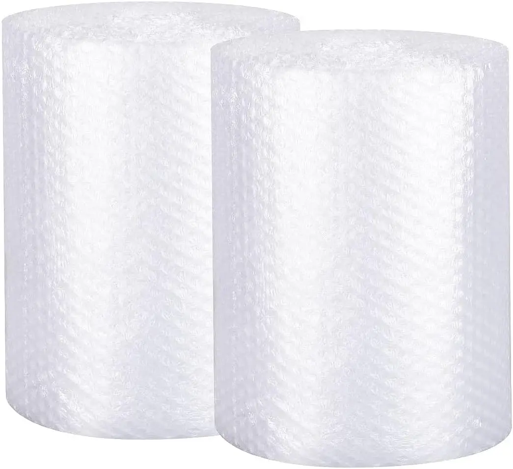 Heavy-Duty Bubble Wrap Cushioning Roll – 2 Pack x12”x36’ Perforated Every 12”, Tear-Resistant Packing Wrap for Moving, Shipping & Storage Made in USA