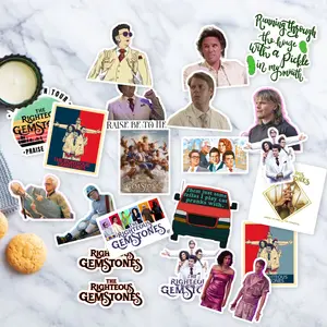 Stickers Pack 20 Pcs the Laptop righteous Water gemstones Colorful Luggage Bottle Bumper Car Guitar Waterproof Bike Aesthetic Skateboard Vinyl