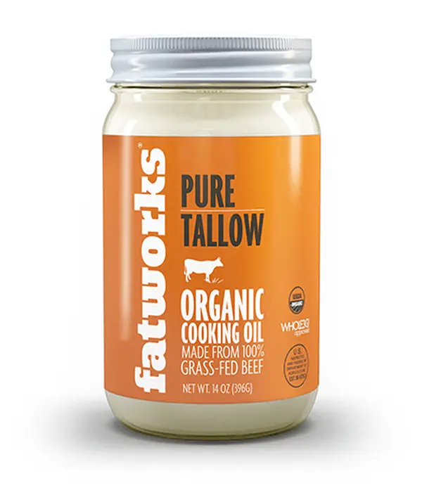Organic Grass Fed Beef Tallow (14 oz) Organic Grass Fed Beef Tallow (14 oz)
