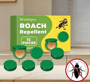 12 Pack Roach Killer Indoor Infestation Roaches Gel Bait Stations, Powerful Cockroach Killer Indoor Home for Roach Infestation, Long-Lasting & Effective Cockroach Gel Bait, Easy to Use & No Mess