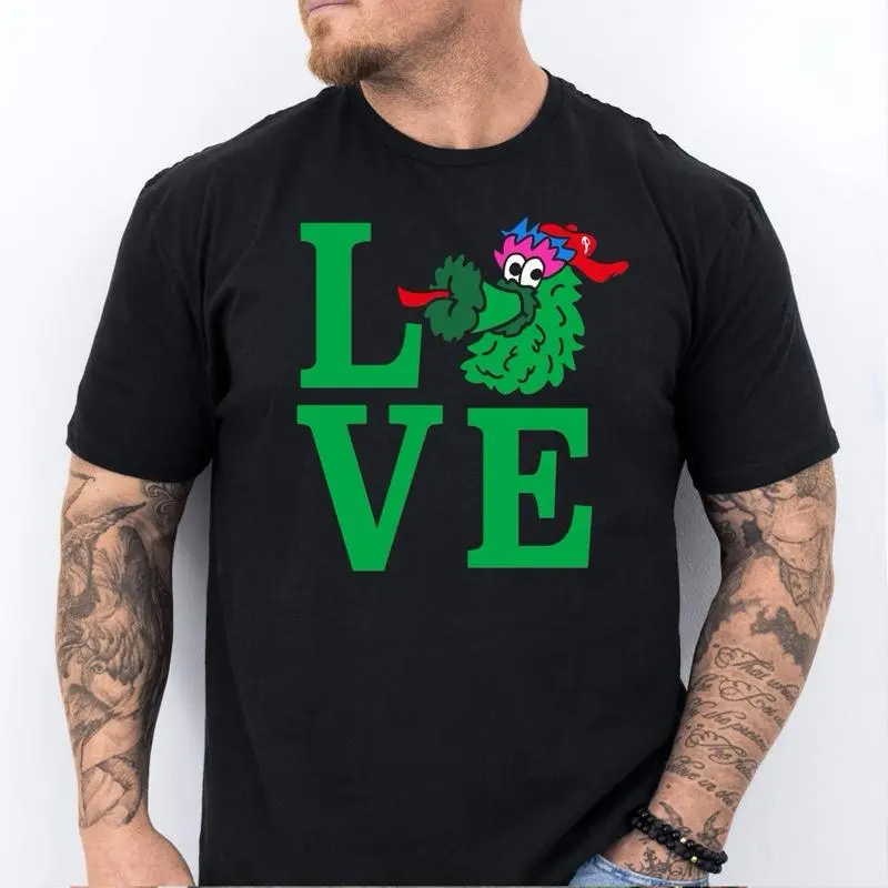 180g 100% Cotton Philadelphia Baseball Fan Graphic Short-Sleeve Round Neck T-Shirt - Unisex Casual Streetwear, Father's Day Gift, Aesthetic Sports Top for City Pride, Game Day, Daily Wear, Fathers Day, Cotton Blend