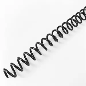 100 Pack Plastic Spiral Binding Coils, 8mm(5/16"), 40 Sheet Capacity, 4:1 Pitch, Black, 48 Loops, For Letter Size, For Students and Coworkers