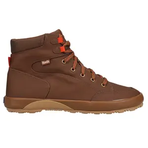 Keds Womens Scout Iv Splash Canvas Lace Up Casual Boots Ankle Low Heel 1-2" - Brown Keds Womens Scout Iv Splash Canvas Lace Up Casual Boots Ankle Low Heel 1-2" - Brown