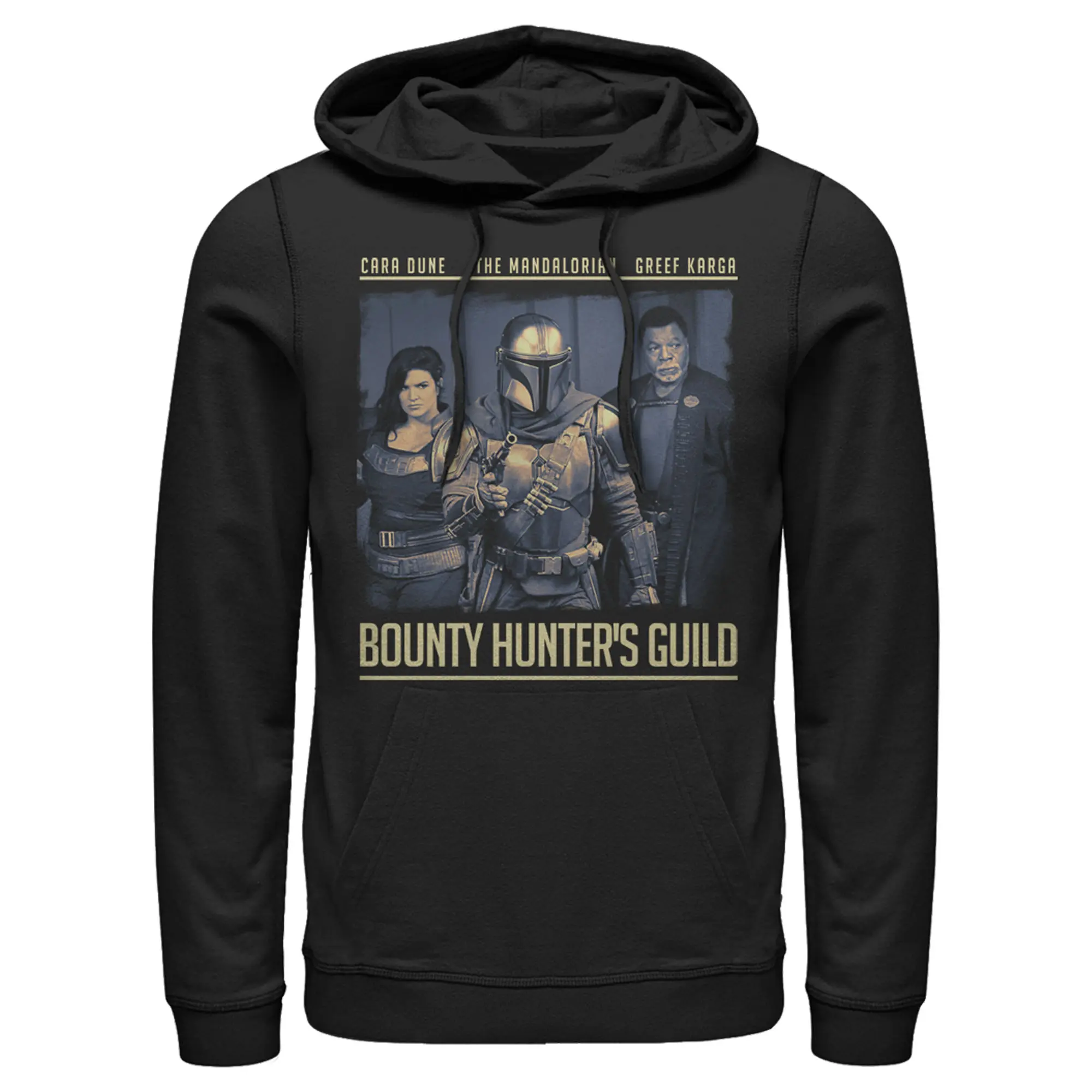 Men's Star Wars The Mandalorian Bounty Hunter's Guild Pull Over Hoodie