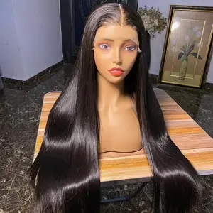 Seeget Straight 13x6 HD Lace Front Human Hair Wig Brazilian Lace Frontal Wigs Human Hair For Women Pre Plucked 180% 250%