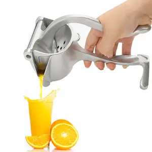 Bar Juicer Handheld, Fruit Juice Press Squeezer, Heavy Duty Citrus Juicer, Aluminum Alloy Juice Extractor, Manual Lemon Lime Squeezer, Seed Filter Juice Press, Pomegranate Hand Juicer, Single Orange Juice Squeezer, Apple Fruit Press Tool.